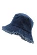 Anobel Copenhagen - Frayed Edge Denim Bucket Hat H-29073. - Denim Supply