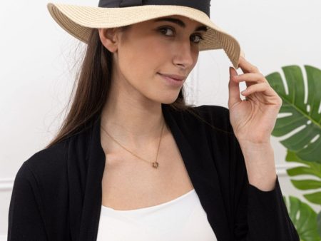 Anobel Copenhagen - Faux Straw Panama Hat Xm3475 - Beige Sale