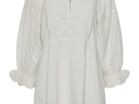 Y.A.S - Yaspio Ls Dress - 4637058 Star White For Cheap