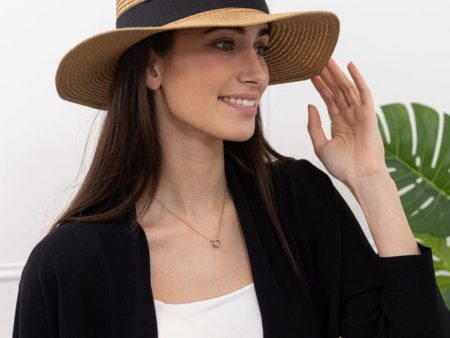 Anobel Copenhagen - Faux Straw Panama Hat Xm3475 - Brown Sale