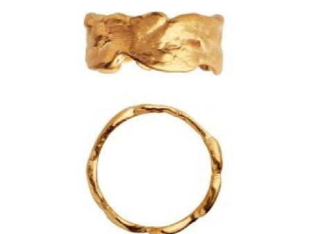 Stine A - Goldenen Splash Lava Ring - 4052-02-56 For Cheap