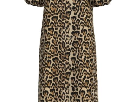 Vila - Vichia S S Midi Dress - 4719002 Birch Leopard Discount