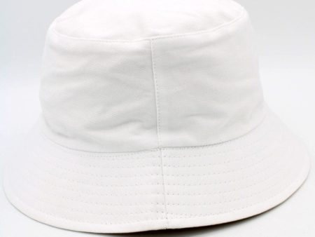 Anobel Copenhagen - Reversible Two-Tone Cotton Bucket Hat New 12577 - White Online now