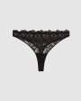 Understatement Underwear - Lace Thong - Black Cheap