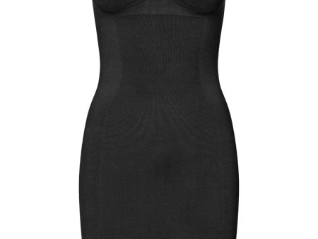 Lykkeland Ateliér - Second Skin Slip Dress - Black For Sale