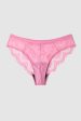 Understatement Underwear - Lace Period Cheeky - Candy Pink Online now