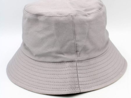 Anobel Copenhagen - Reversible Two-Tone Cotton Bucket Hat New 12577 - Light Gray Online now