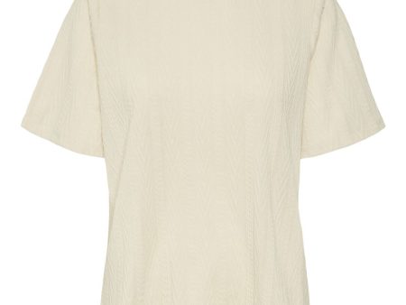 Vero Moda - Vmocasia S S O-Neck T-Shirt Btq - 4606929 Tapioca Fashion