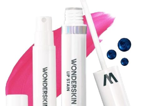 Wonderskin - Wonder Blading Lip Stain Kit - Neon Rose - Neon Rose (Bubblegum pink) Online Sale