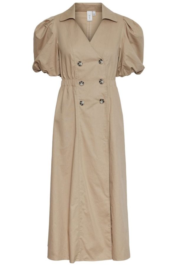 Y.A.S - Yastrench 2 4 Long Dress - 4463127 Ginger Root Online