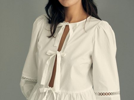 A-View - Kamille Blouse - 000 White Online Sale