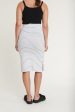 Basic Apparel - Ludmilla Long Skirt - 702 Bright White   Black Cheap