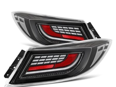 AlphaRex 22-24 Toyota GR86 LUXX LED Taillights Alpha-Black For Discount