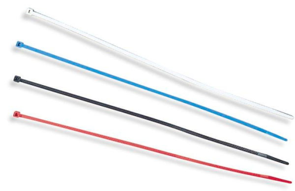 Uni FIlter 8in Cable Ties - White Blue Red Black (50 per bag) Online Sale