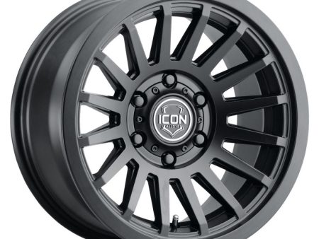 ICON Recon SLX 18x9 5x5 BP -12mm Offset 4.5in BS 71.5mm Hub Bore Satin Black Wheel Fashion