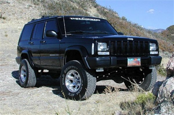 Tuff Country 87-01 Jeep Cherokee 4x4 3.5in Lift Kit EZ-Flex (SX6000 Shocks) Fashion