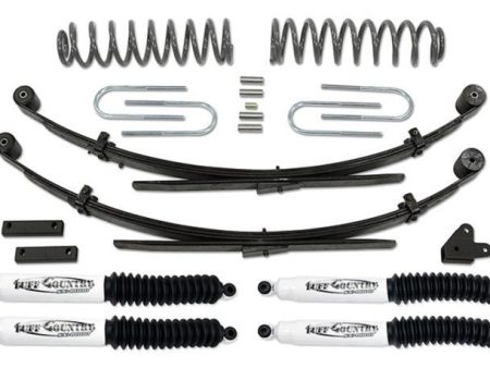 Tuff Country 87-01 Jeep Cherokee 4x4 3.5in Lift Kit with Rear Leaf Springs (SX8000 Shocks) For Discount