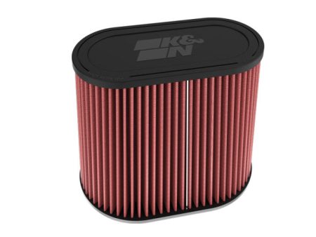 K&N Universal Clamp-On Air Filter 3in Dual Flange 9in x 6in Base 7.5in x 3.688in Top 7.5in Height Discount