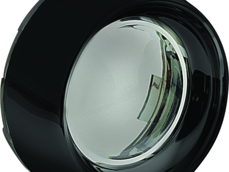 Kuryakyn Deep Dish Bezel For Bullet Turn Signals Smoke Lens Gloss Black For Sale