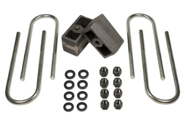 Tuff Country 87-01 Jeep Cherokee 4wd (w  2.75in Rear axle) 3in Rear Block & U-Bolt Kit Online Hot Sale