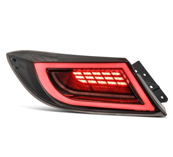 AlphaRex 22-24 Toyota GR86 LUXX LED Taillights Black Smoke Supply