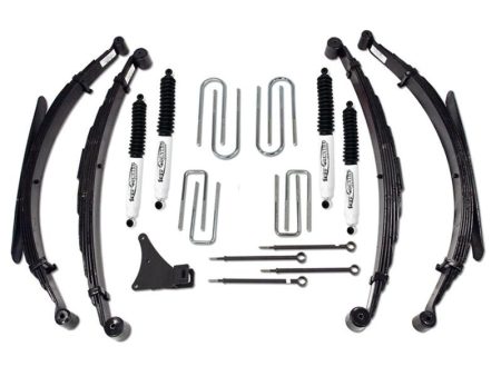 Tuff Country 86-97 Ford F-350 4x4 Standard Crewcab 4in Lift Kit w Rear Leaf Springs (SX8000 Shocks) Hot on Sale