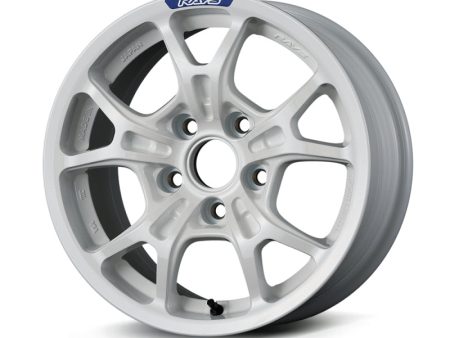 Gram Lights 57FXZ Rally 15x7.0 ET +35 5x114.3 White Wheel Online Sale