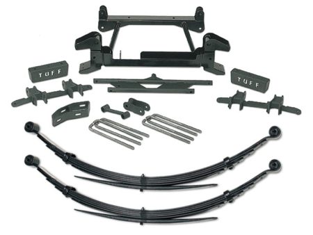 Tuff Country 88-98 Chevy Truck K1500 4x4 4in Lift Kit with Rear Leaf Springs (SX6000 Shocks) Fashion