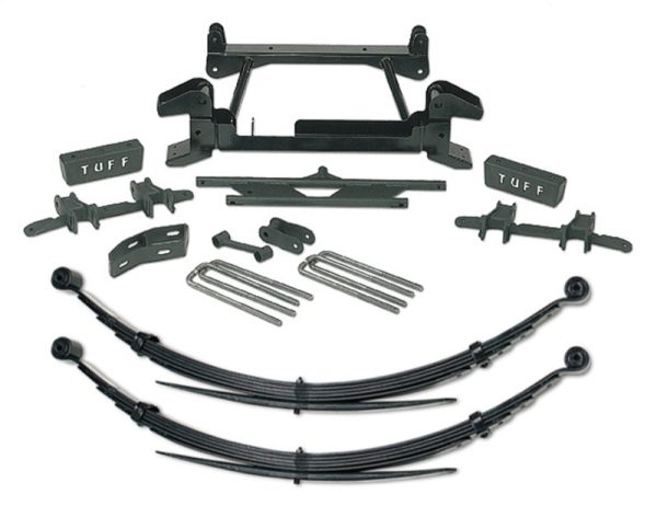 Tuff Country 88-98 Chevy Truck K1500 4x4 4in Lift Kit with Rear Leaf Springs (SX6000 Shocks) Fashion