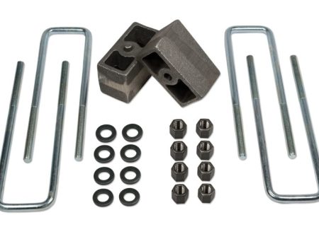 Tuff Country 86-89 Toyota 4Runner 4wd (w  3.75in Rear axle) 3in Rear Block & U-Bolt Kit Online Sale