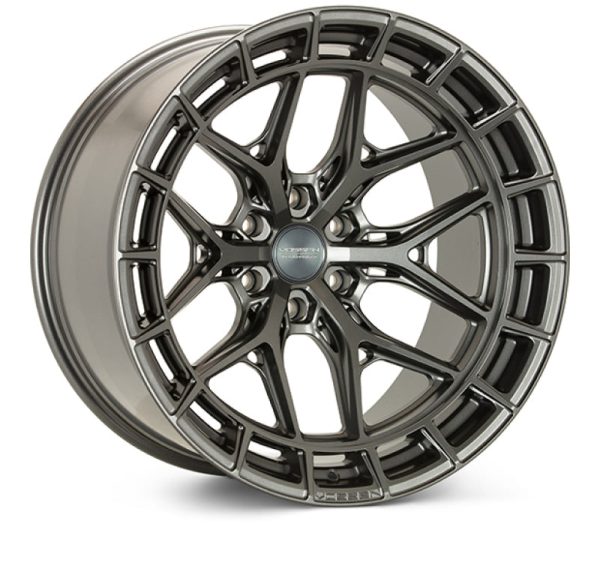 Vossen HFX-1 17x9   6x139.7   ETO   106.1 CB   Super Deep - Matte Gunmetal Wheel Fashion