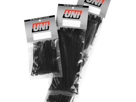 Uni FIlter 4in Cable Ties - White Blue Red Black (50 per bag) Discount