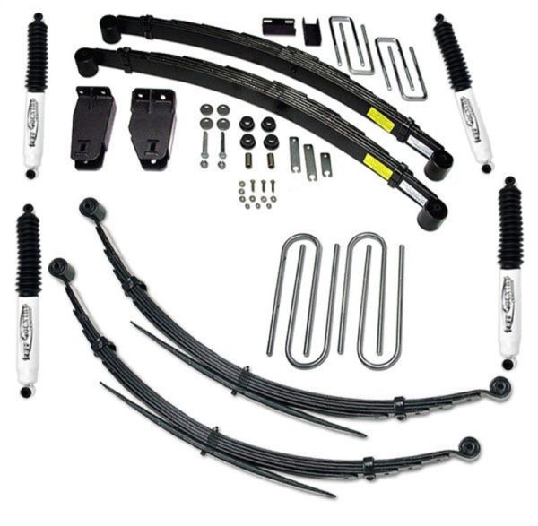 Tuff Country 88-96 Ford F-250 4X4 w 351 Engine 4in Lift Kit w Rr Leaf Springs (No Shocks) Hot on Sale