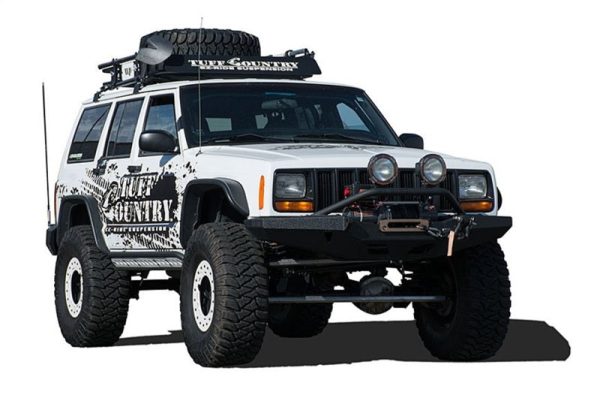 Tuff Country 87-01 Jeep Cherokee 4x4 3.5in Lift Kit with Rear Leaf Springs (SX6000 Shocks) Fashion